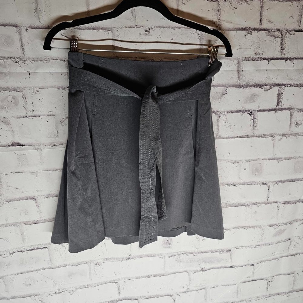 Grey Cotton Skirt from The Limited